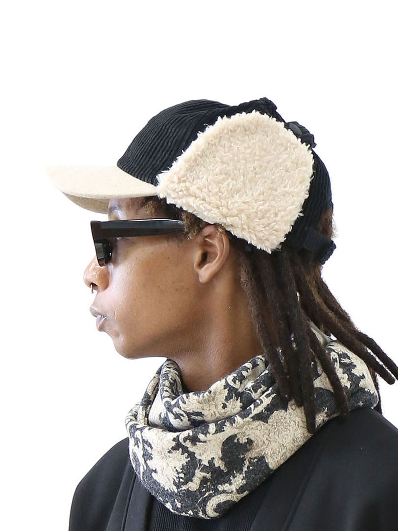 MICHELLE-BOA CAP / BLACK【QUOLT】