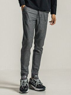 《予約9月1日18時締め》 PAT TIGHT EASY PANTS  / カシミアウールタイトパンツ / グレー