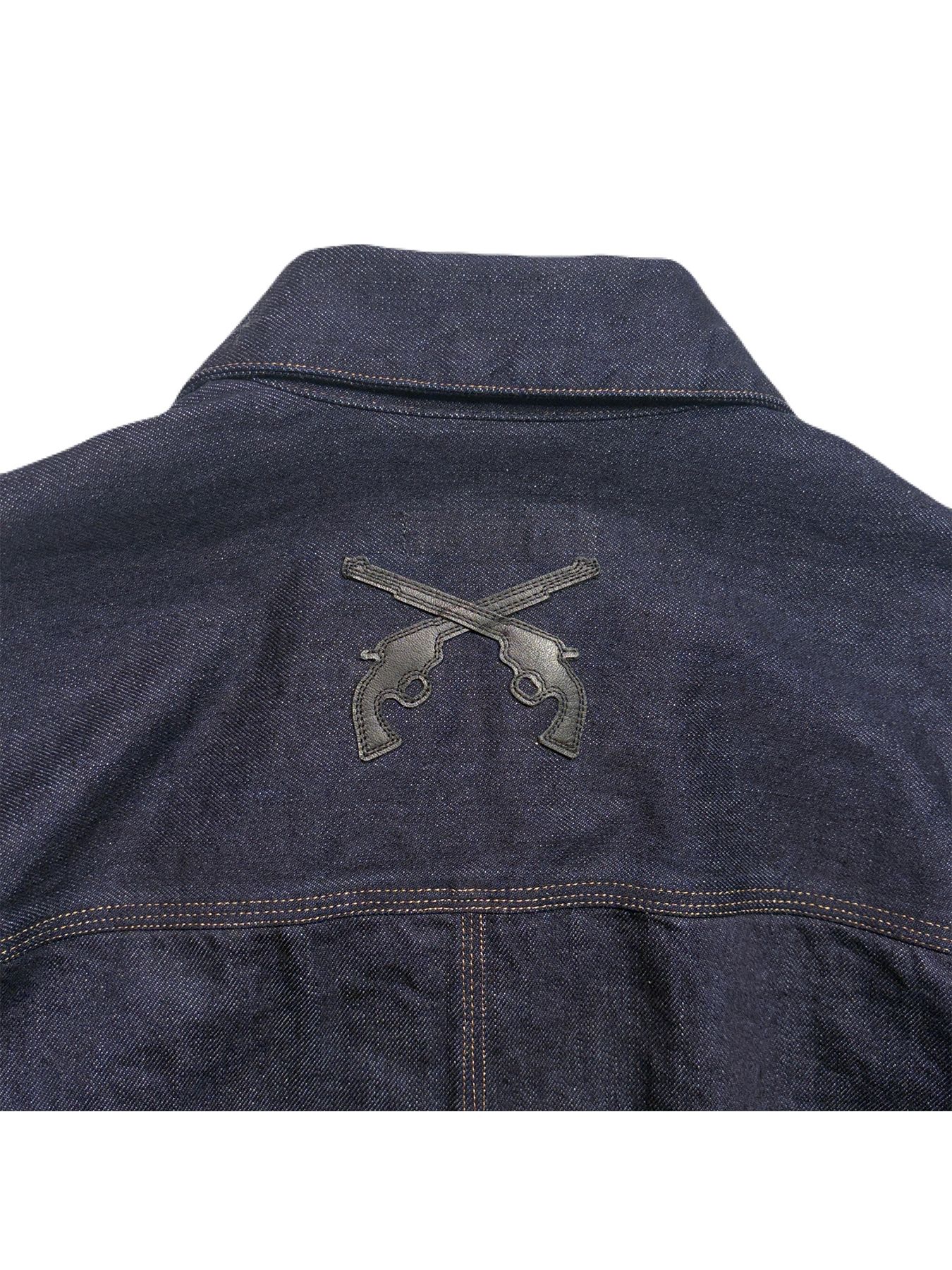 【予約品 8月23日(日) 締切】11.5oz DENIM JK/PAT / レザーパッチ / ブルー