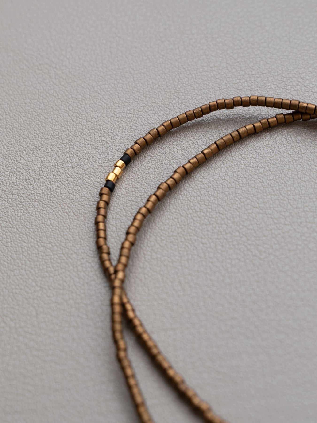 Iroquois - 《予約品》 BEADS NECKLACE / ネックレス / コッパー