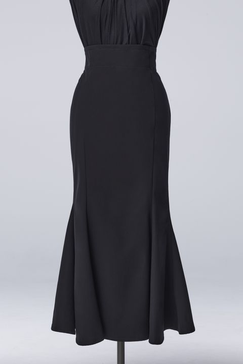 Recycled PEs Mermaid Skirt / ブラック 【THE ONENESS】 12月入荷予定