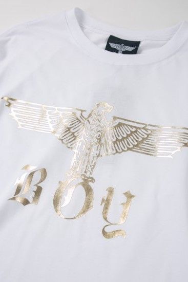 GOLD EAGLE L/S T-SHIRTS / White 【BOY LONDON】