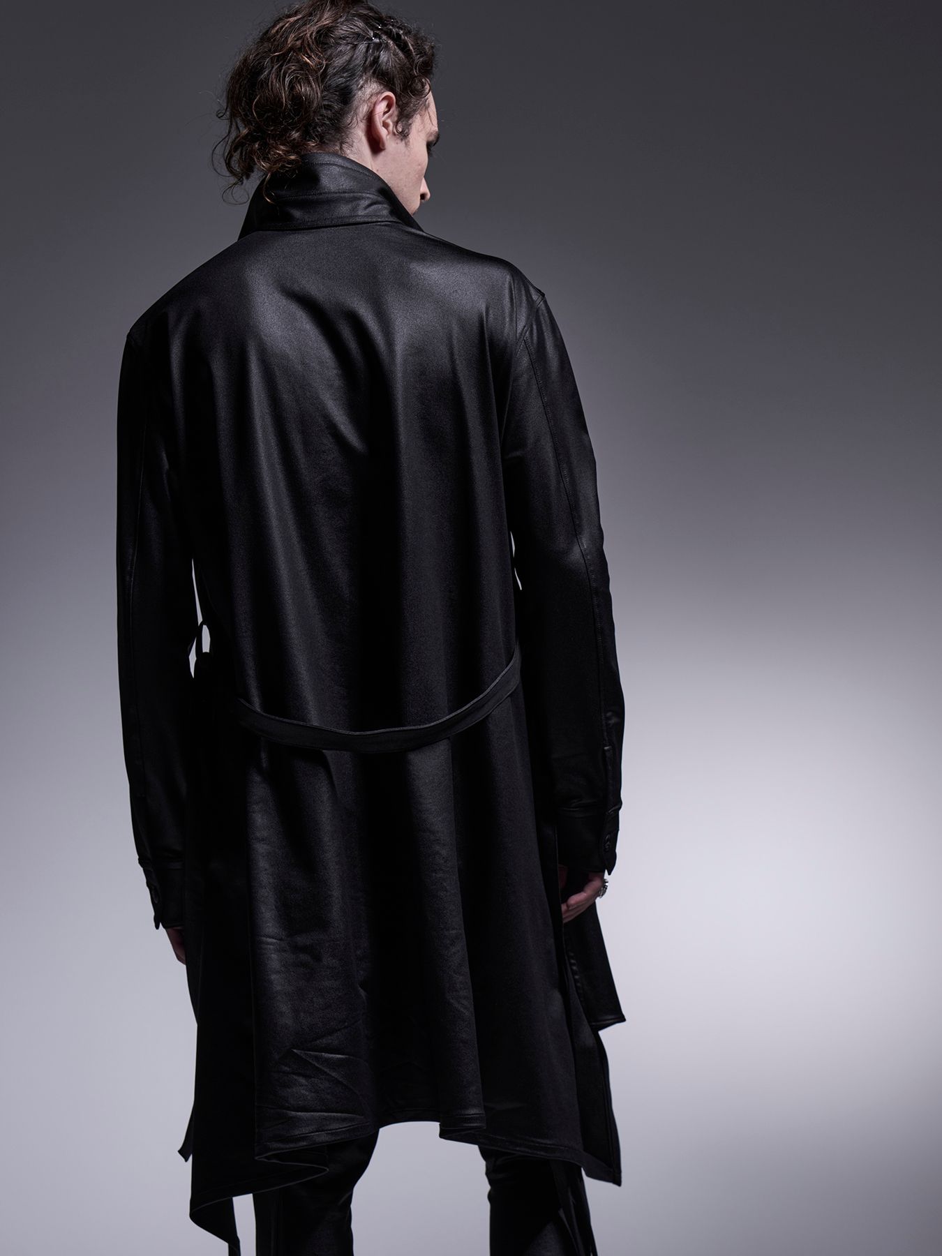 【予約品 7月13日(日) 締切】Zip Flare Shirt / ジップフレアシャツ / ブラック