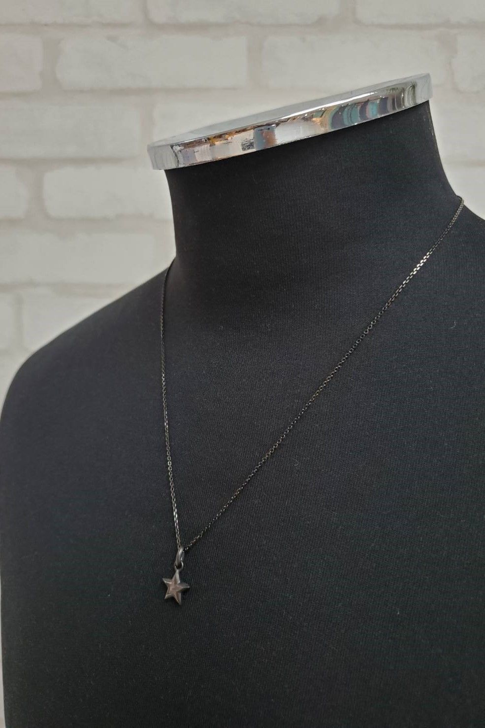 STAR CHARM PENDANT / SV925.BK