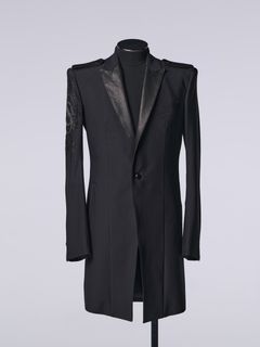《予約品5月20日締》 PeackedLongJacket / ピークドラペルジャケット / ブラック