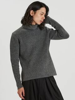 ジャカードニットタートルネック 857010-363K【NO ID.】