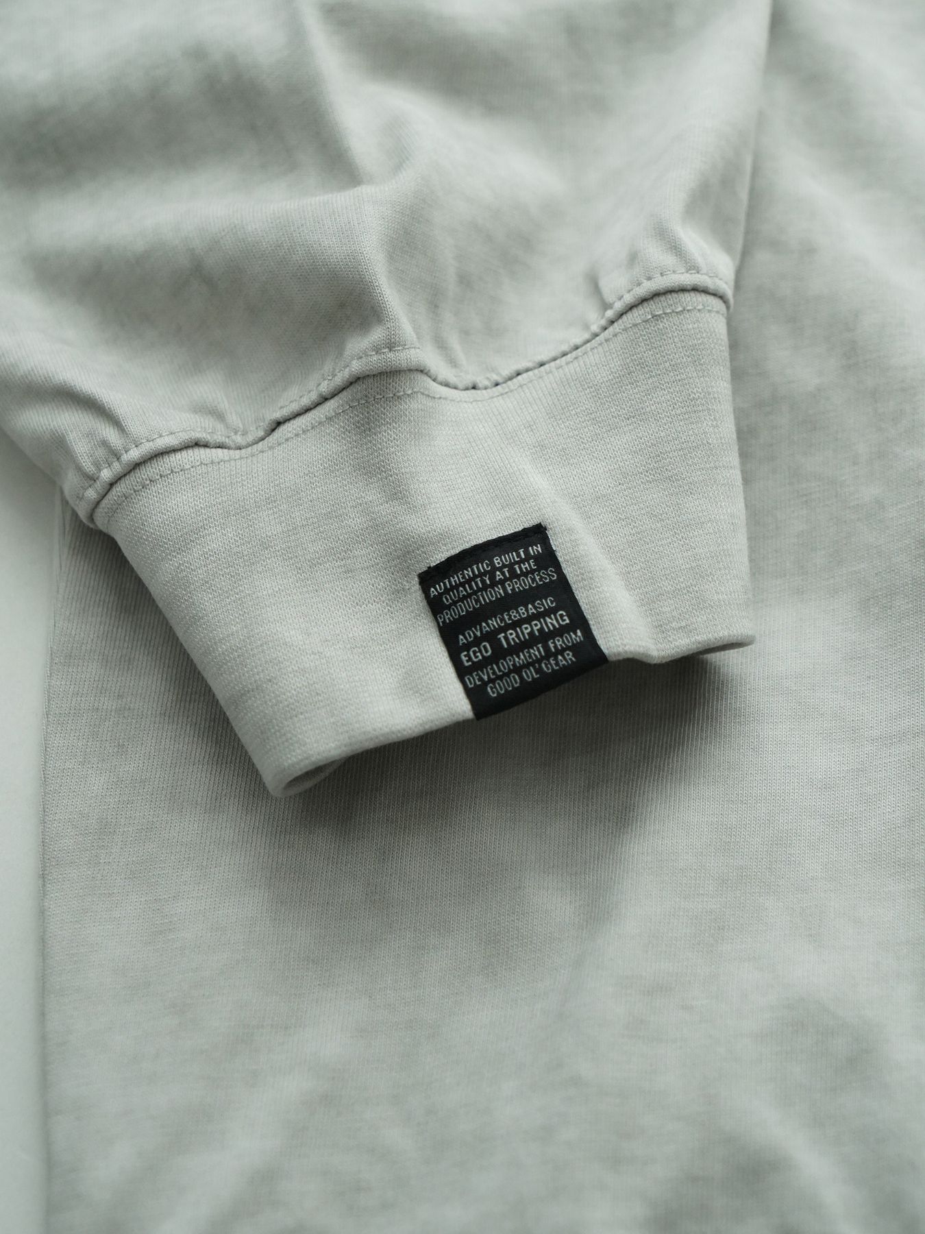 【予約品 10月26日(日) 締切】SWITCHCUT / バイオストーンウォッシュ加工 カットソー / GRAY