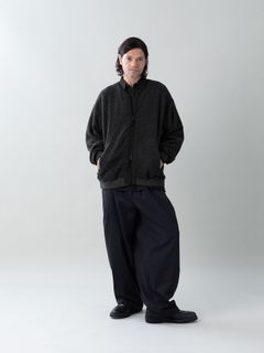 【予約品 5月27日(水) 締切】WOOLBOA-LINERJACKET / ウールボアブルゾン / ブラック