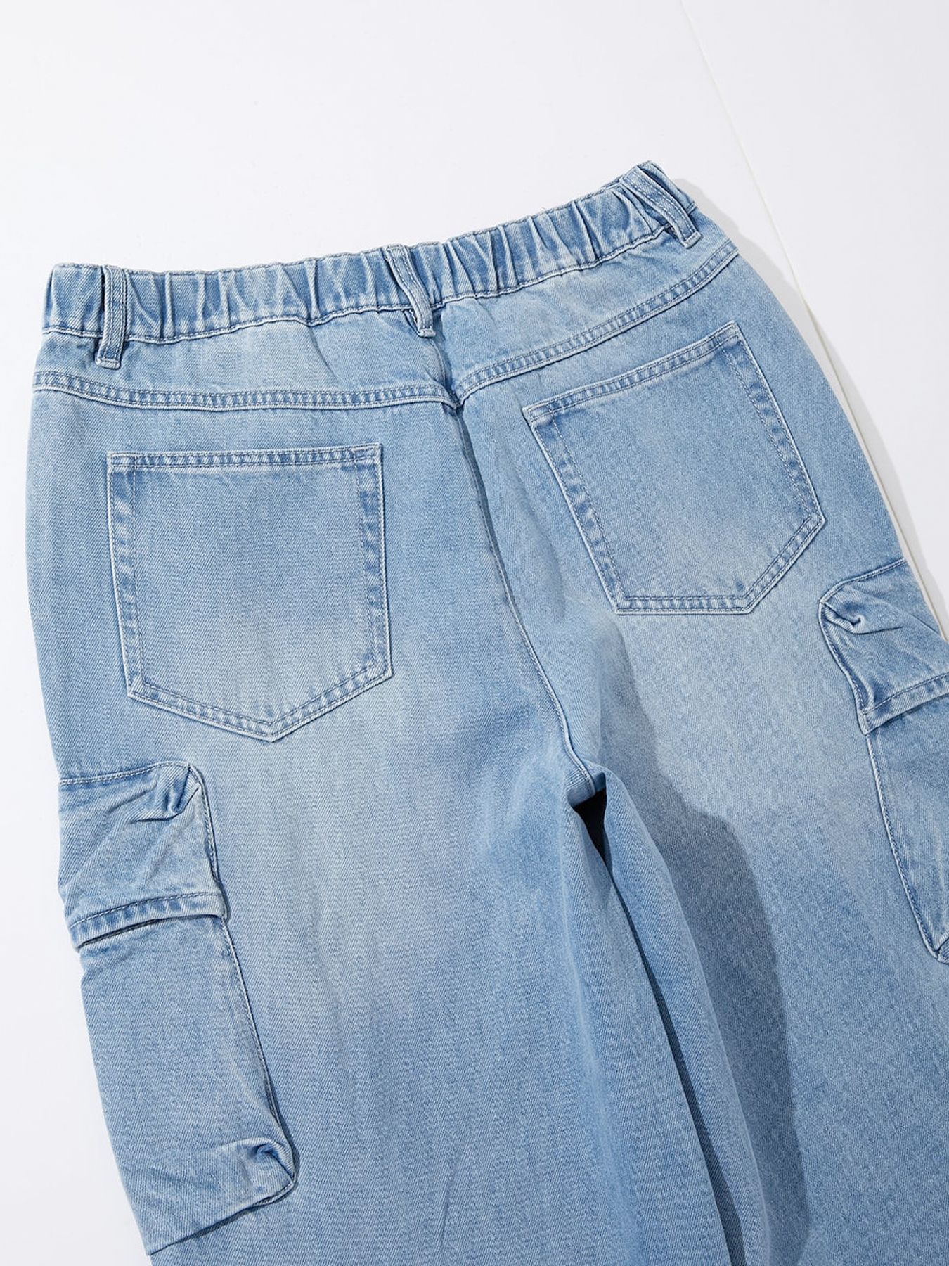 【関税込み】Hugo ブルー ルーズフィット デニム カーゴパンツ BOY LONDON - LOOSE FIT DENIM CARGO PANTS / ルーズフィット