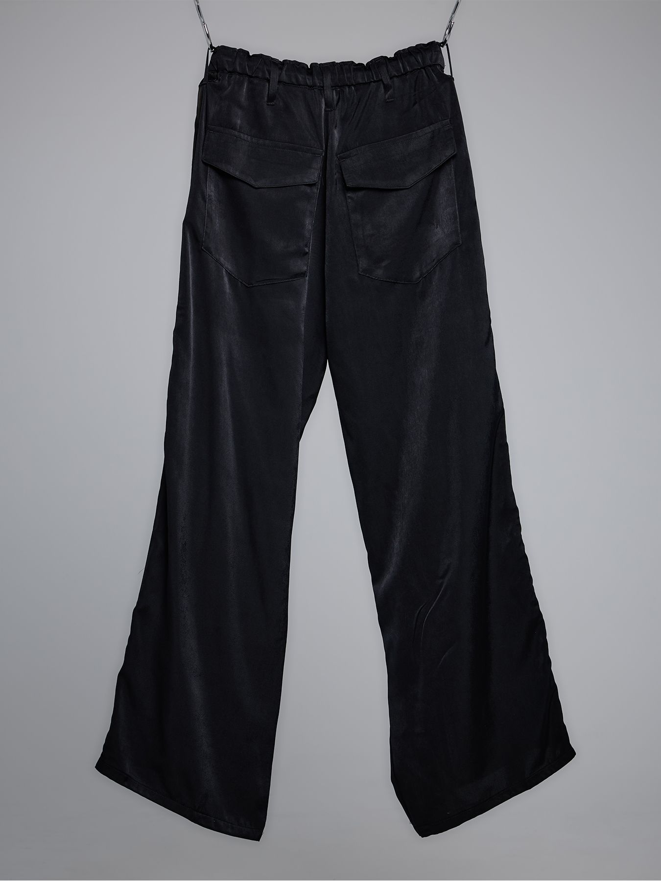 【予約品 5月18日(日) 締切】Line Wide Slacks / ラインワイドスラックス / ブラック&ブラックライン