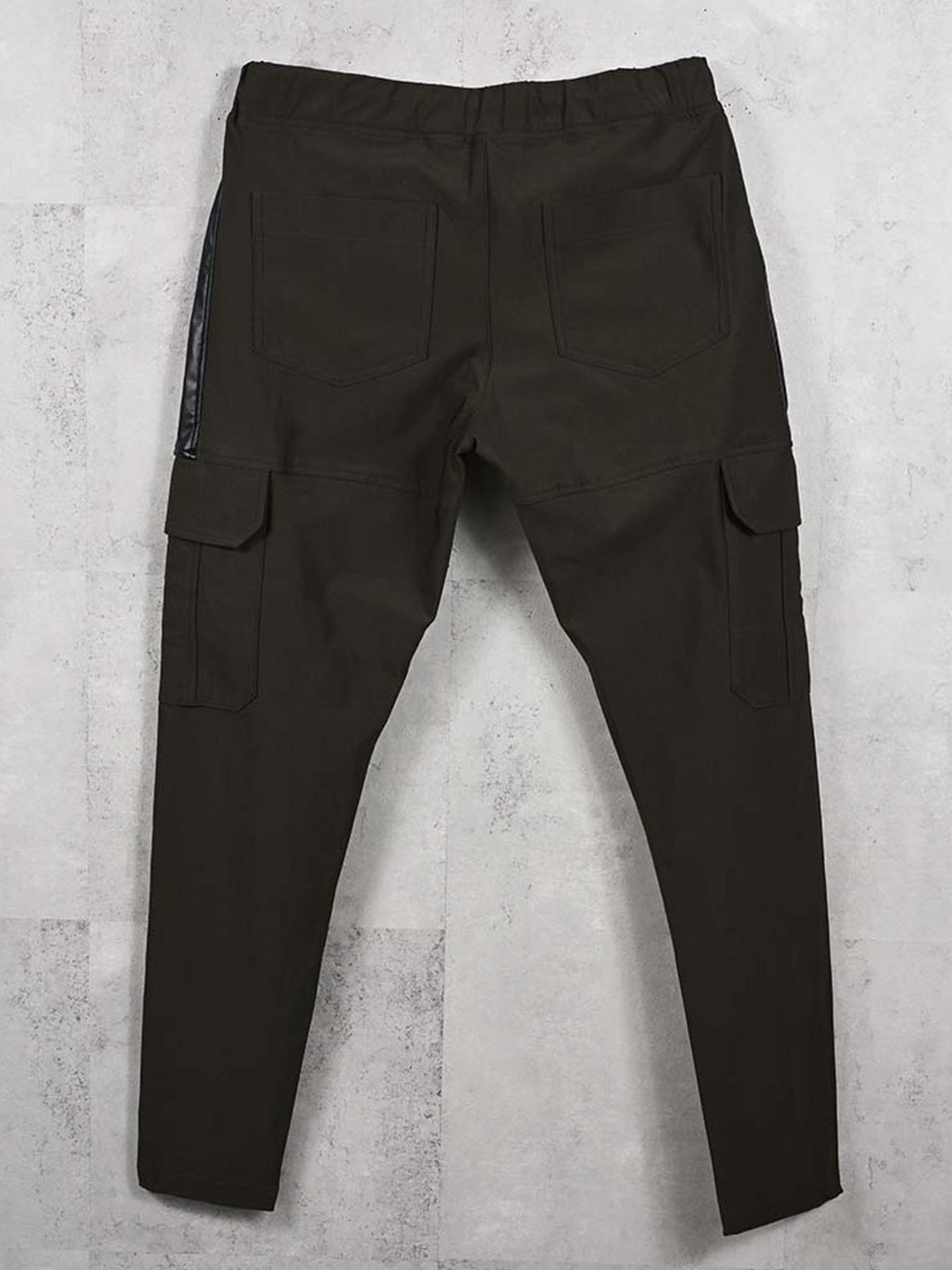 【予約品】DARRELL HEAT CARGO PT / 裏起毛 カーゴラインパンツ / カーキ