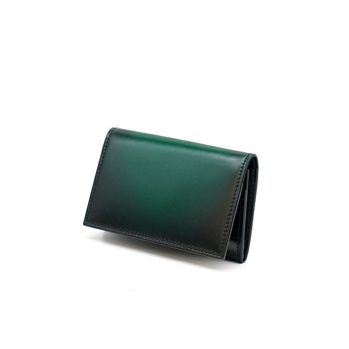 コードバン 名刺入れ 25枚収納YAC161 Green 【 yuhaku】
