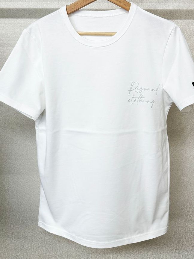 《予約品3月3日18：00締め》 ICON BASIC TEE / バックロゴTシャツ / ホワイト