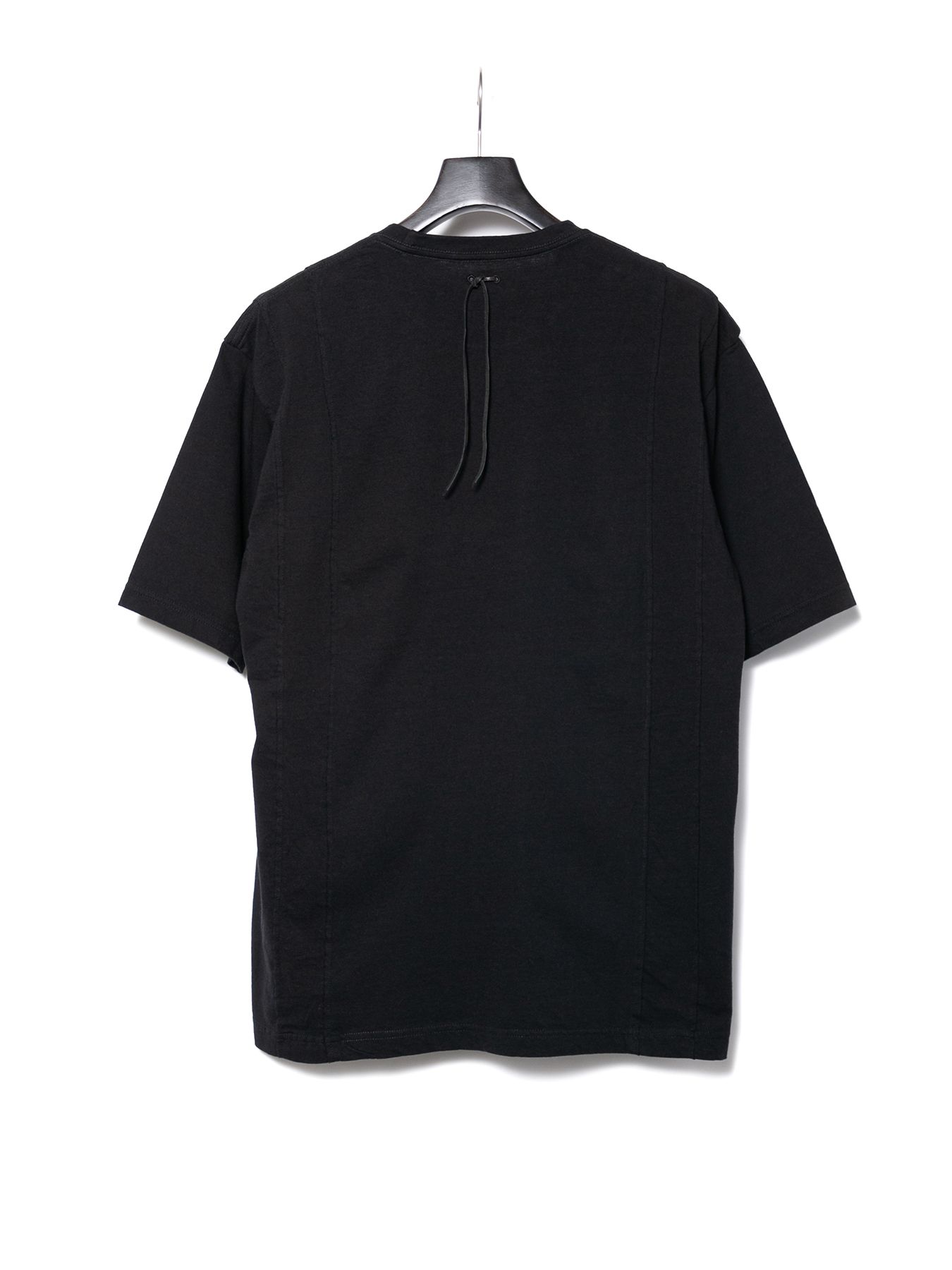 【予約品 10月12日(日) 締切】Natural Soft Cotton Oversize Crew Neck T-shirt / 30/-ナチュラルソフト天竺 クルーネック ワイドTシャツ / ブラック
