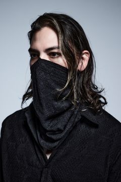 《予約品》 NeckWarmerCap PythonJQDJersey / Black 【kiryuyrik】 2月入荷予定