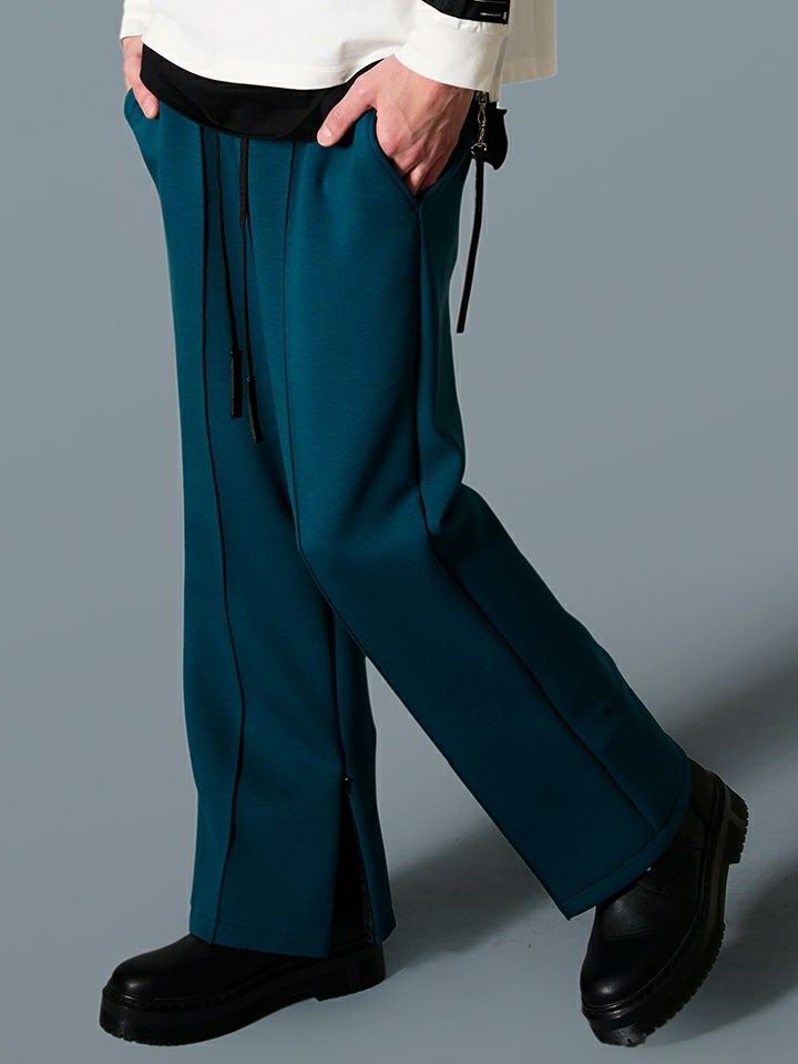 SENTER STITCH FLARE PANTS / フレアパンツ / ディープグリーン