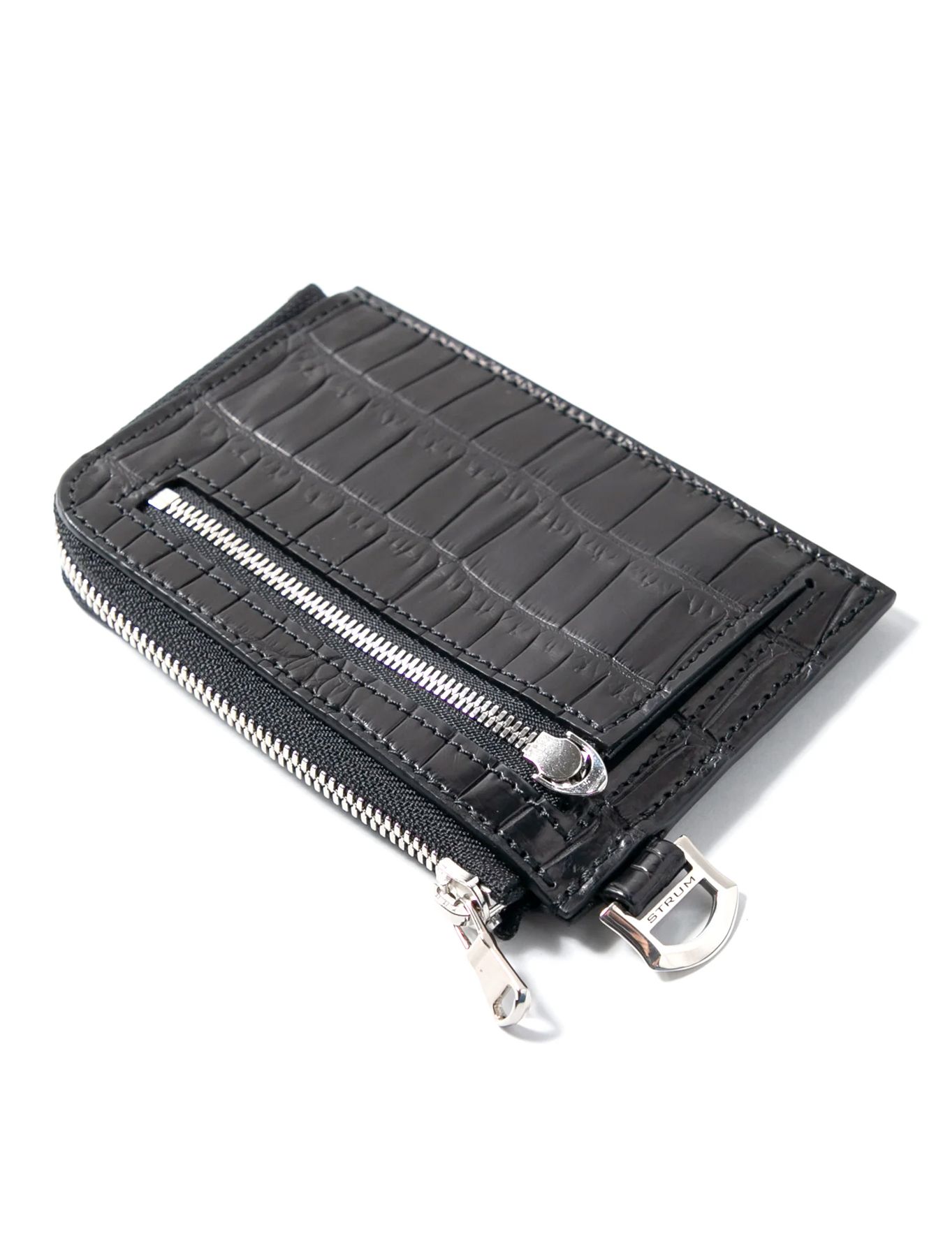 【予約品 10月12日(日) 締切】Nile Crocodile L Wallet / ナイルクロコ Lウォレット / ブラック