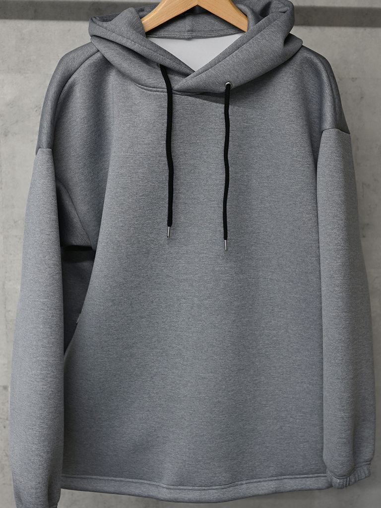 《予約品》 cardboard hoodie / ダンボールニットパーカー / グレー