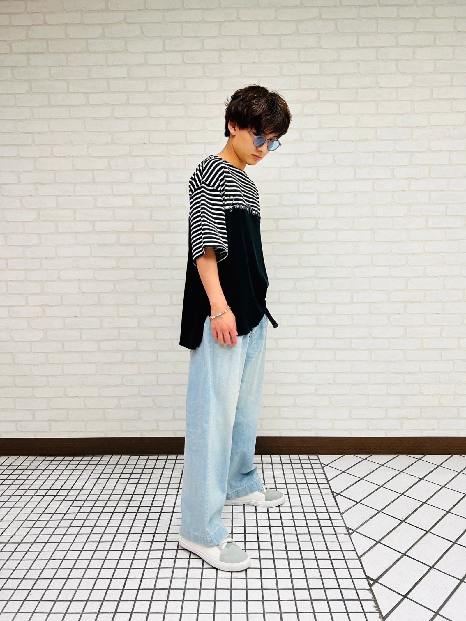 ys Yuji SUGENO - 10oz Denim USED Two Tuck Wide Pants / ワイド