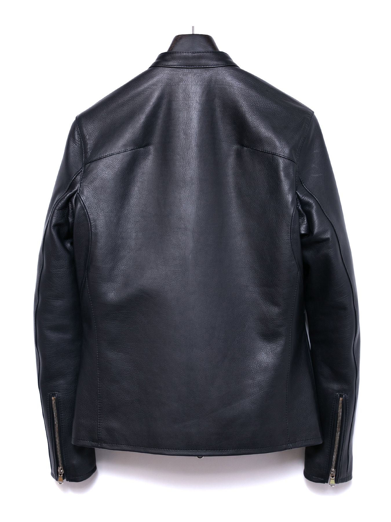 【予約品 9月27日(日) 締切】オイルカーフ シングルライダース / SLATER / BLACK