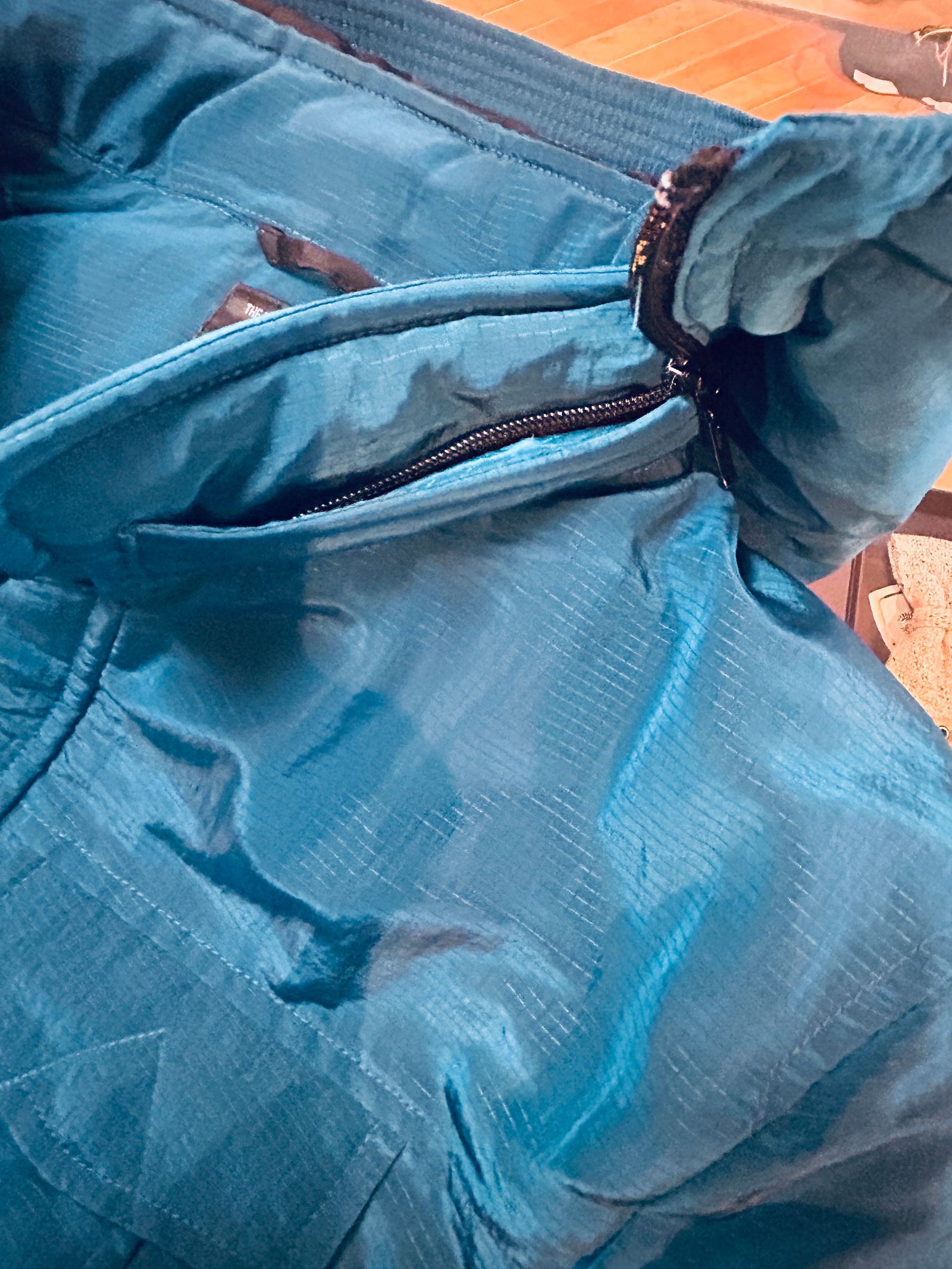 ダウンブルゾンブライトワッシャーリップ  / アクアマリンブルー【NICOLE CLUB FOR MEN】