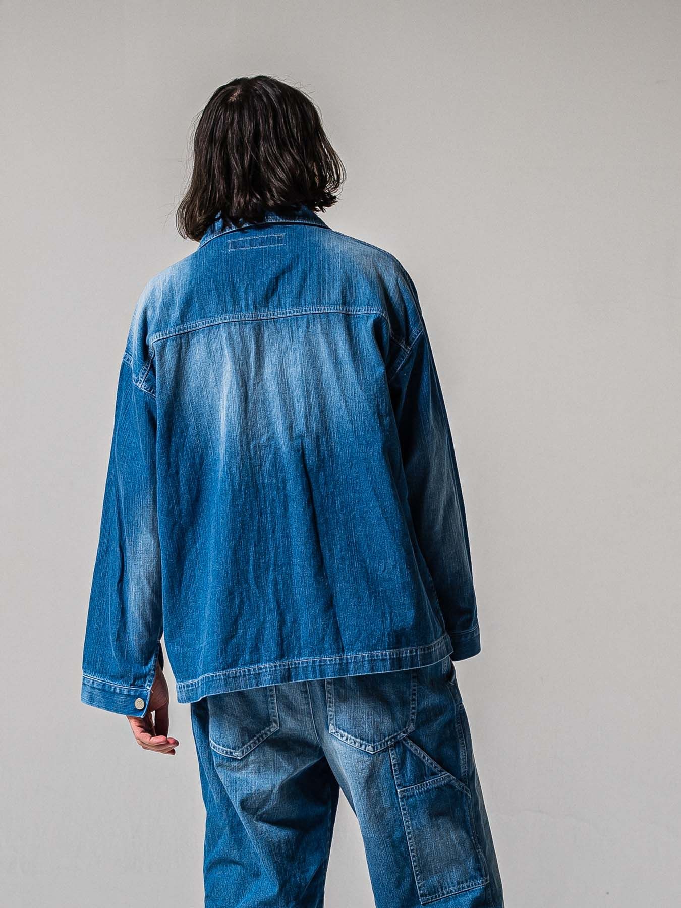 【予約品 11月16日(日) 締切】RC COVER ALL / ライトデニムカーバーオールジャケット / ライトインディゴ