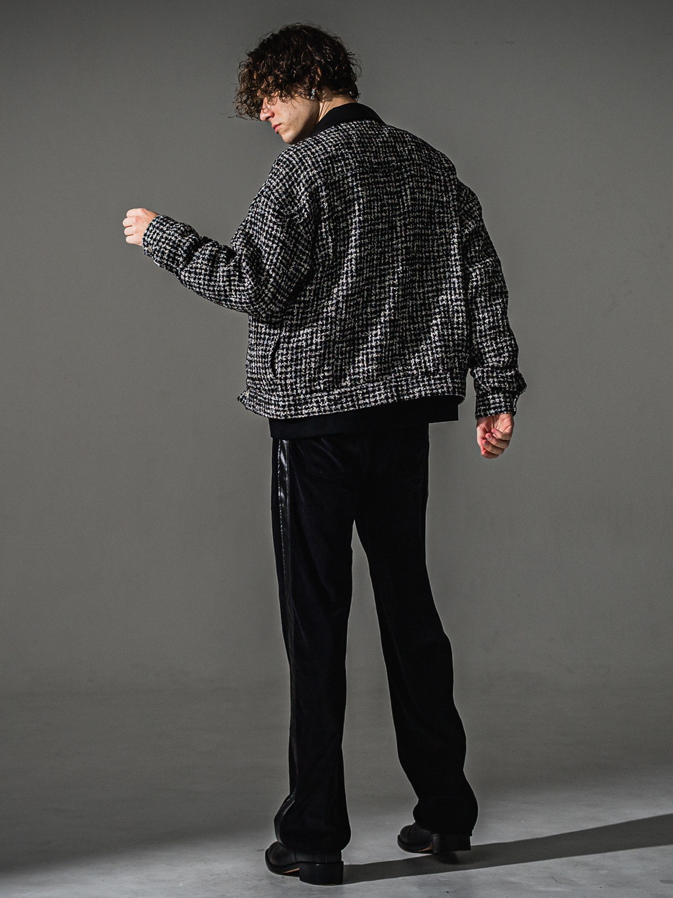 【予約品】FCTWEED 2nd jk / ファンシーツィード ジャケット / ブラック