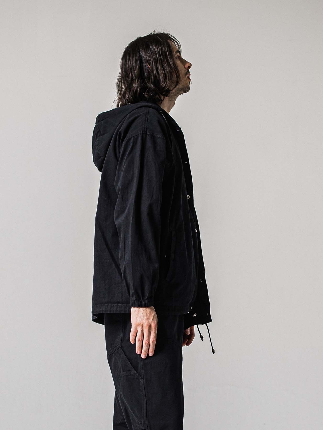 【予約品 11月16日(日) 締切】COACH HOODIE / コーチジャケットパーカー / ブラック