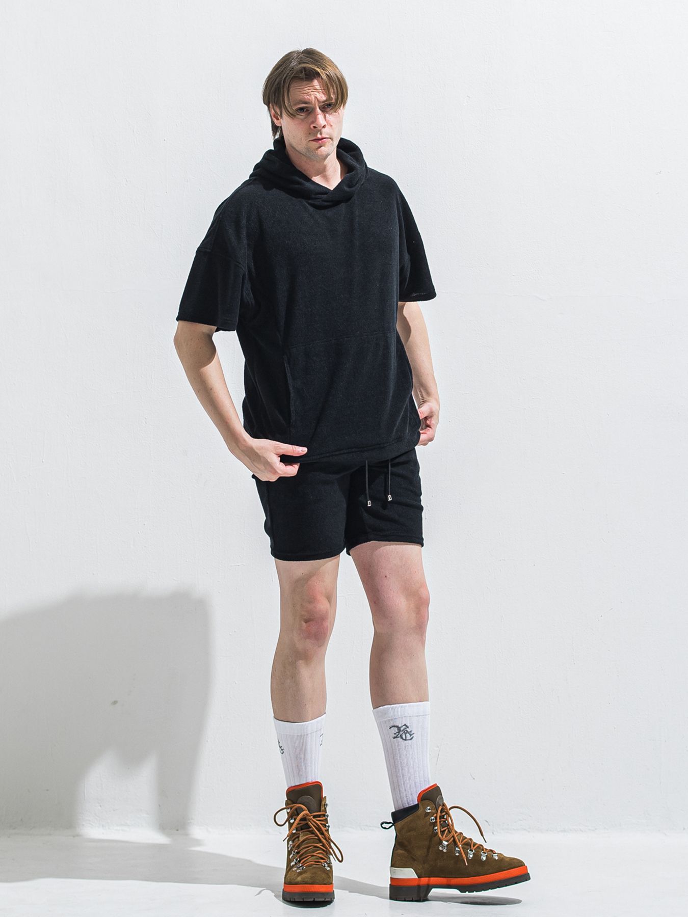 【予約品 2月15日(日) 18:00 締切】VINTAGE PILE SHORTS / パイルショートパンツ / ブラック