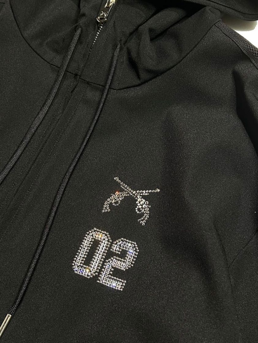 ZIP HOODIE / パーカー / ブラック
