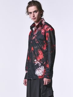 《予約品》 Shirt / シャツ / ブラック＆レッド