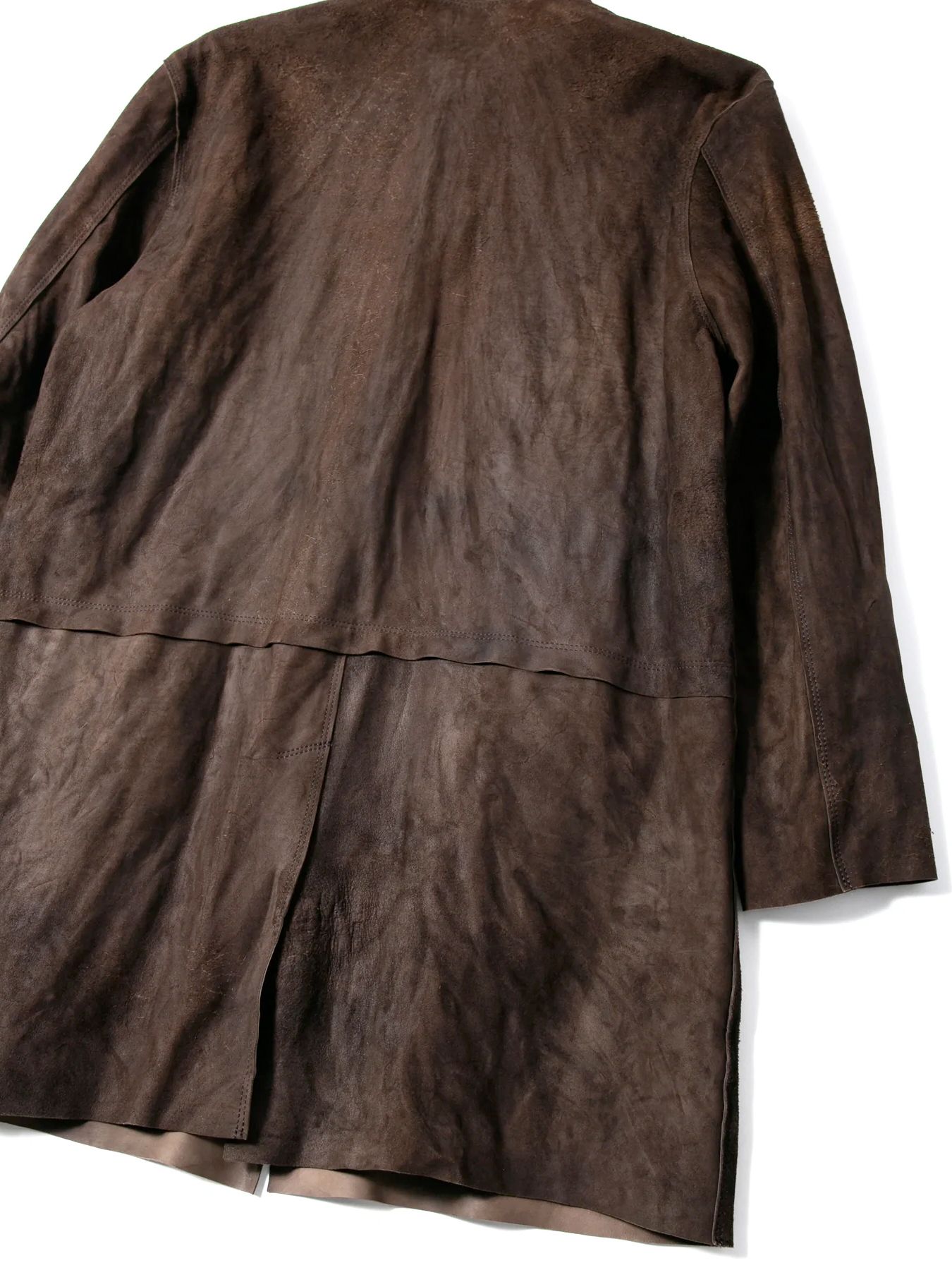 Hybrid Vegetable Tanned Calfskin Middle Coat / ハイブリッド タンニン鞣し カーフスキン ミドルコート / DEAD MAN