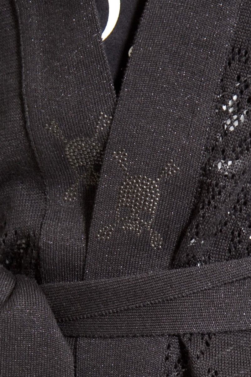 SNAKE MESH KNIT COAT 【Roen】