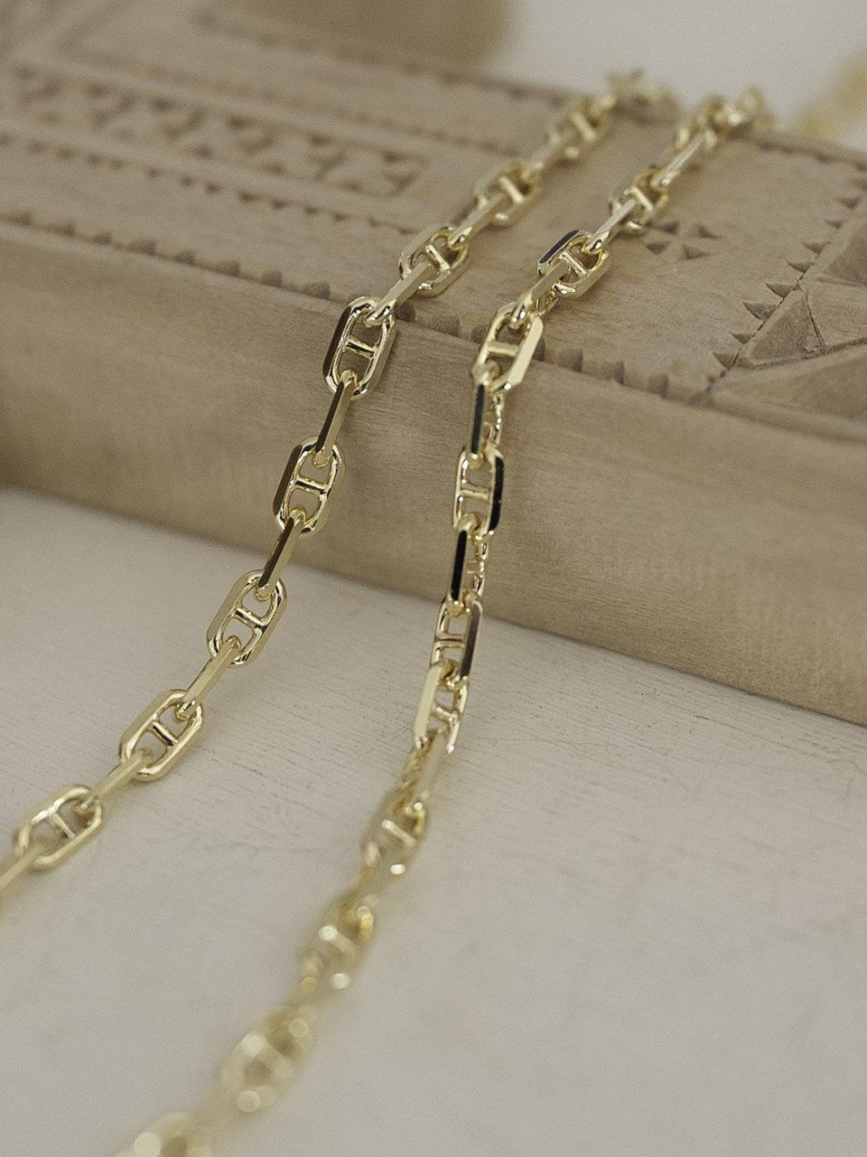 《予約品 》 CUT RORO MARINA CHAIN  / ゴールド 【Iroquois.SENTI】