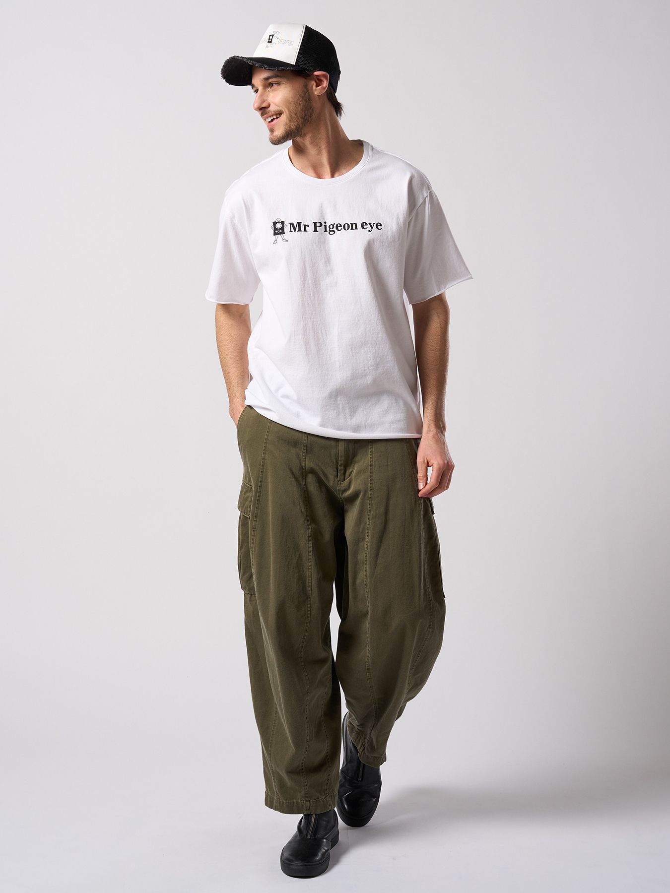 【予約品 4月19日(日) 18時締切】Ohta Design × wjk collaboration："intro" cut-off S/S / "intro" カットオフ ショートスリーブ / ホワイト