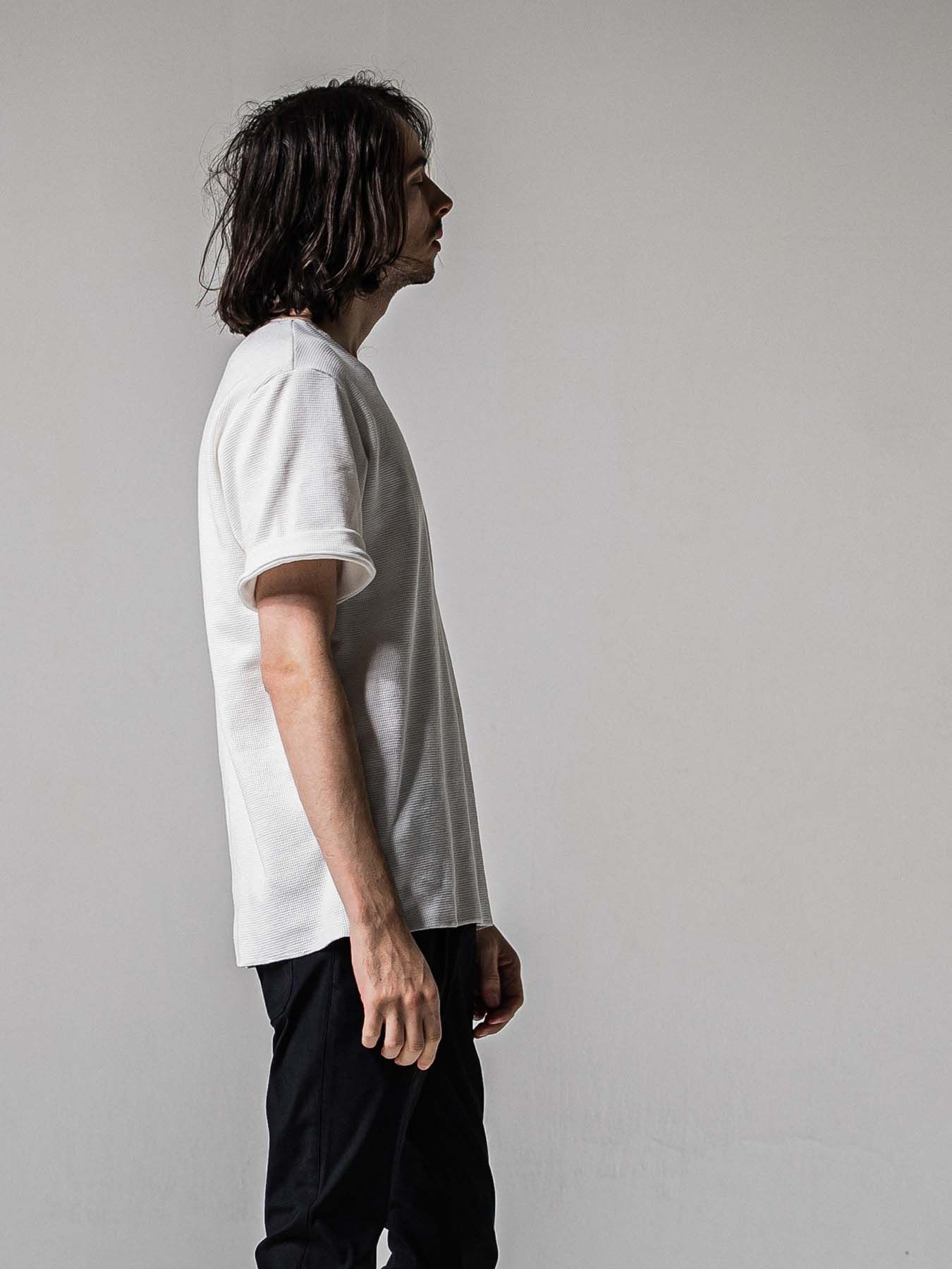 【予約品 11月16日(日) 締切】CUT OFF THERMAL T / カットオフサーマルTシャツ / ホワイト