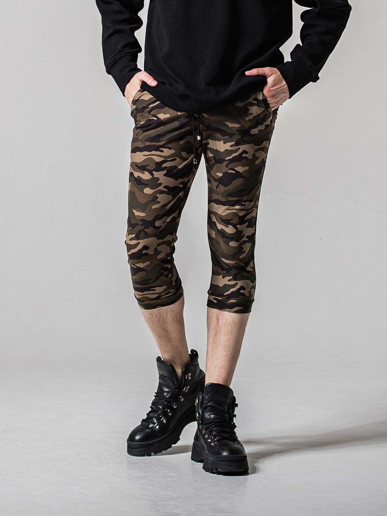 【予約品 11月16日(日) 締切】RE CROPPED PT / ナイロン イージークロップドパンツ / カモカーキ