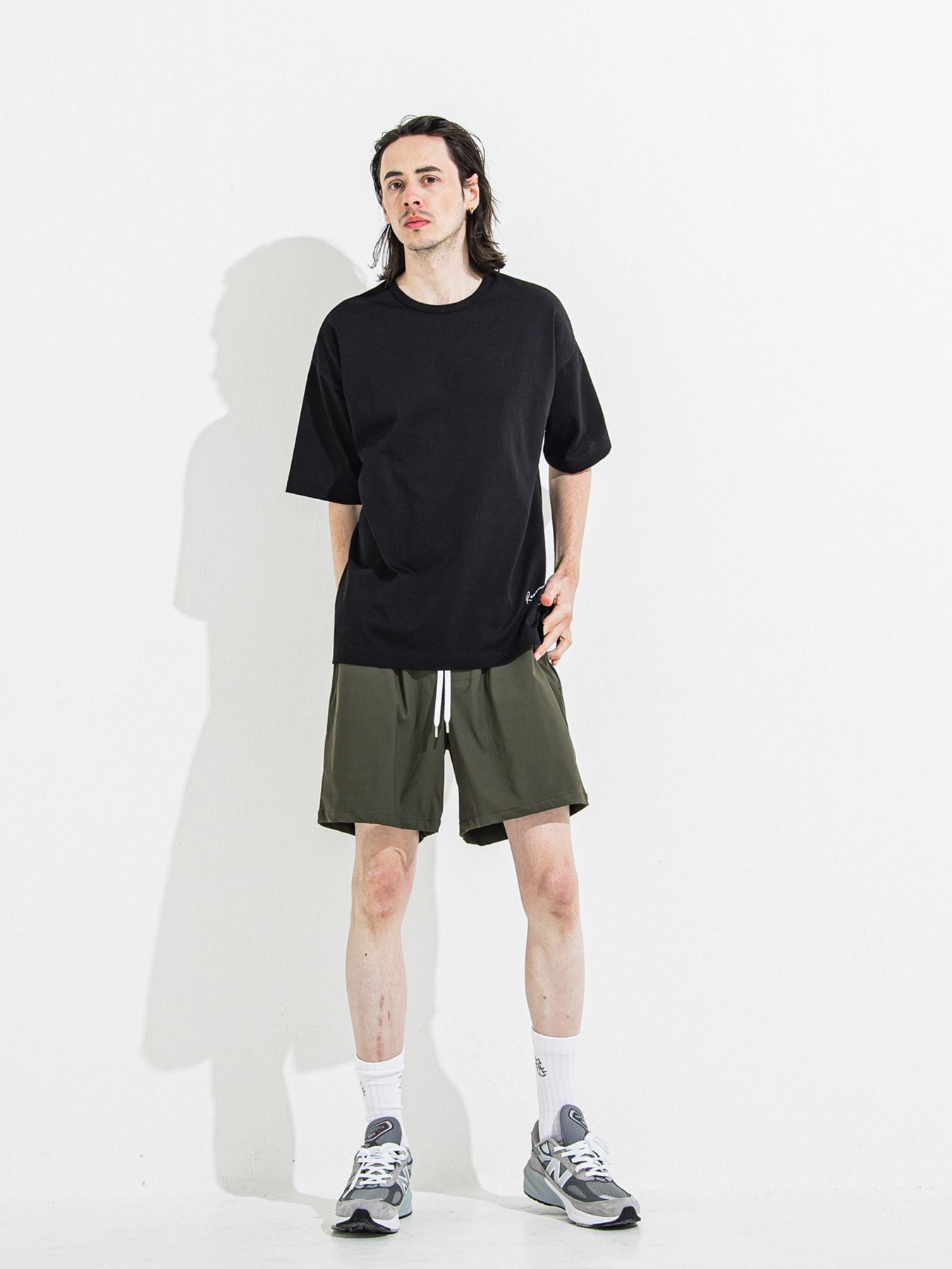 【予約品 】TV NYLON SHORTS / ティーヴィーナイロンショーツ / カーキ
