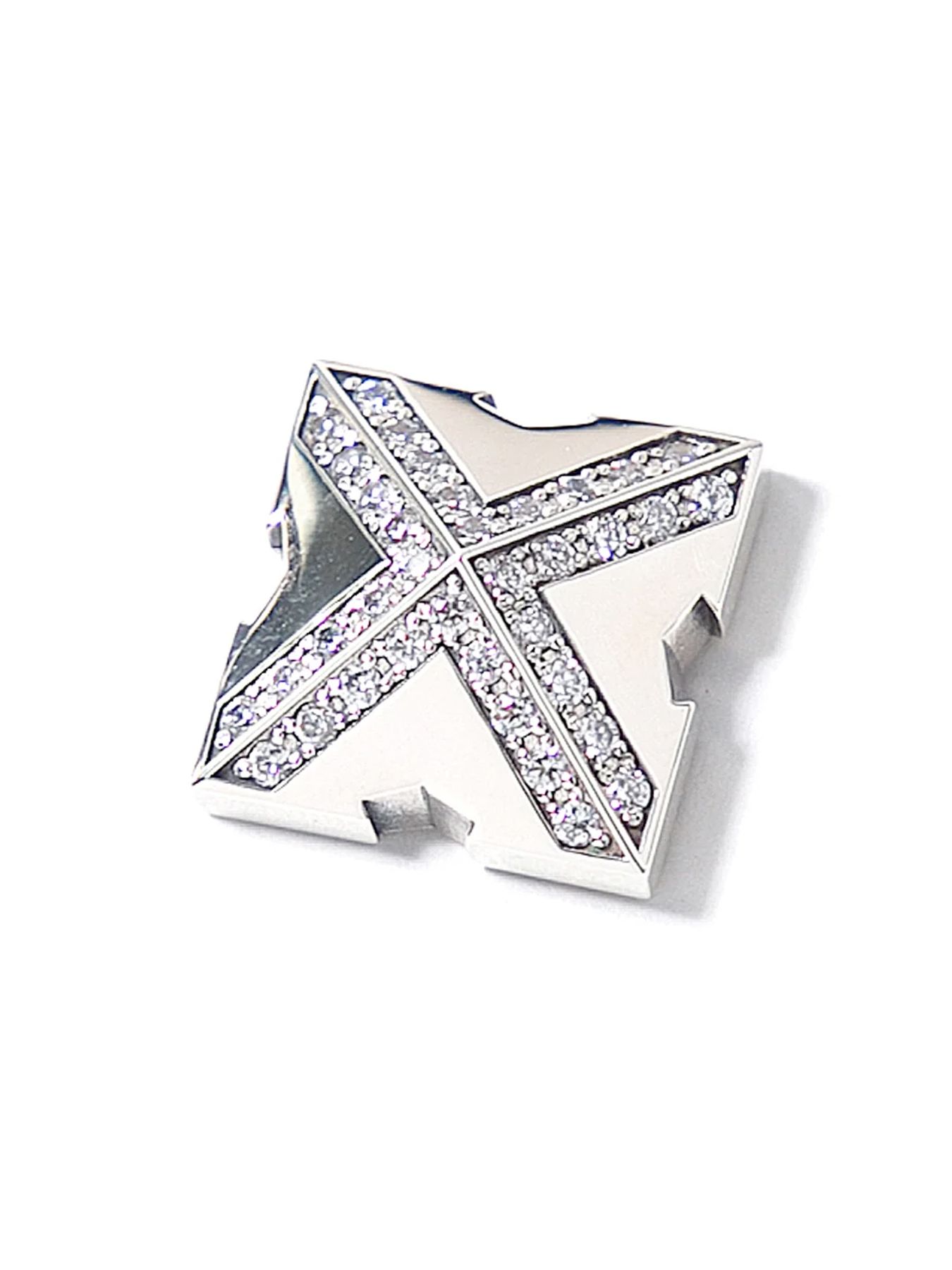 【予約品 10月12日(日) 締切】Silver925/Zirconia Snap Stud / シルバー925 スナップスタッズ / White Zirconia