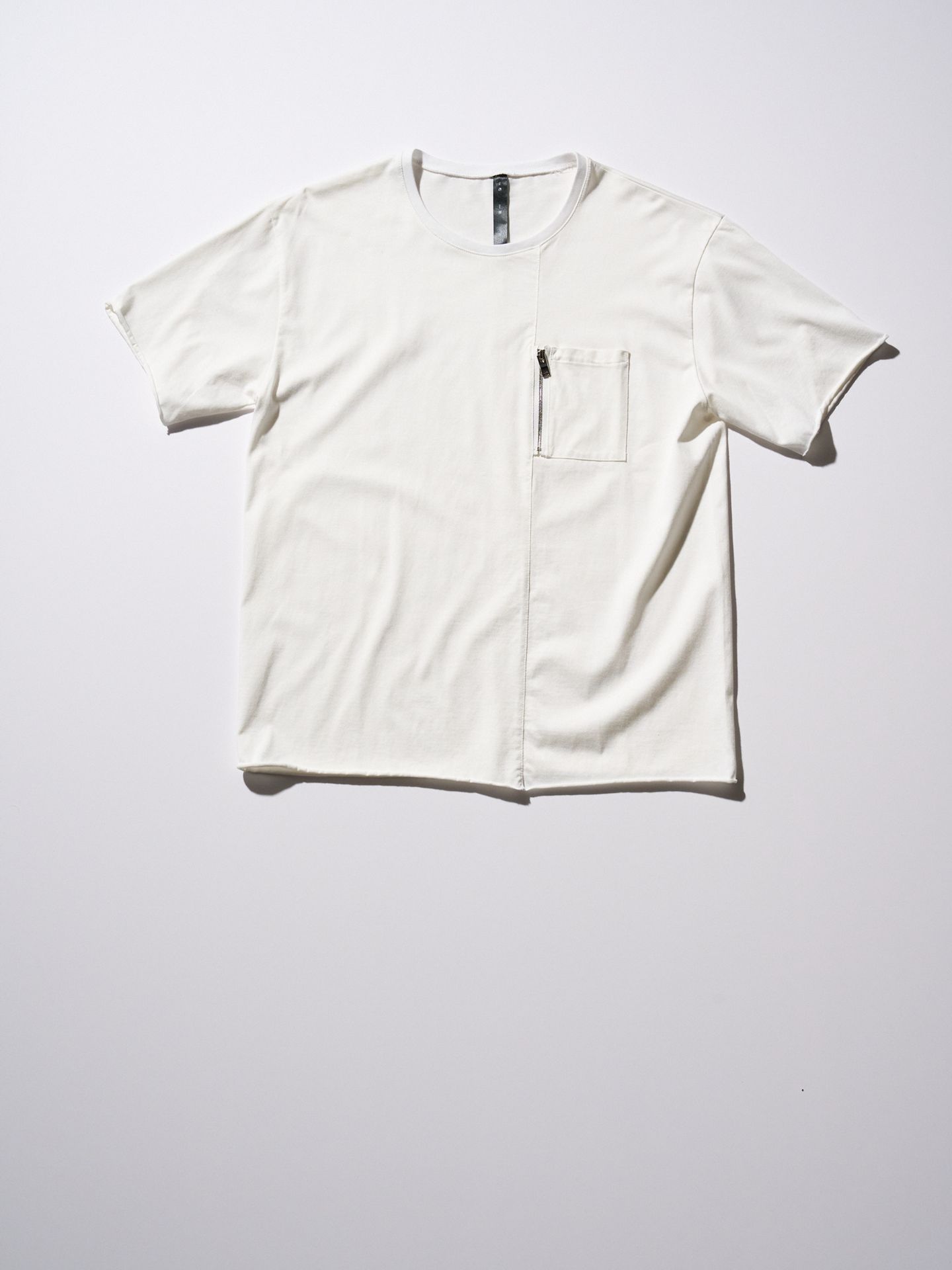 【予約品9月19日 10時締め】 cool touch zip-pocket S/S / Tシャツ / ホワイト