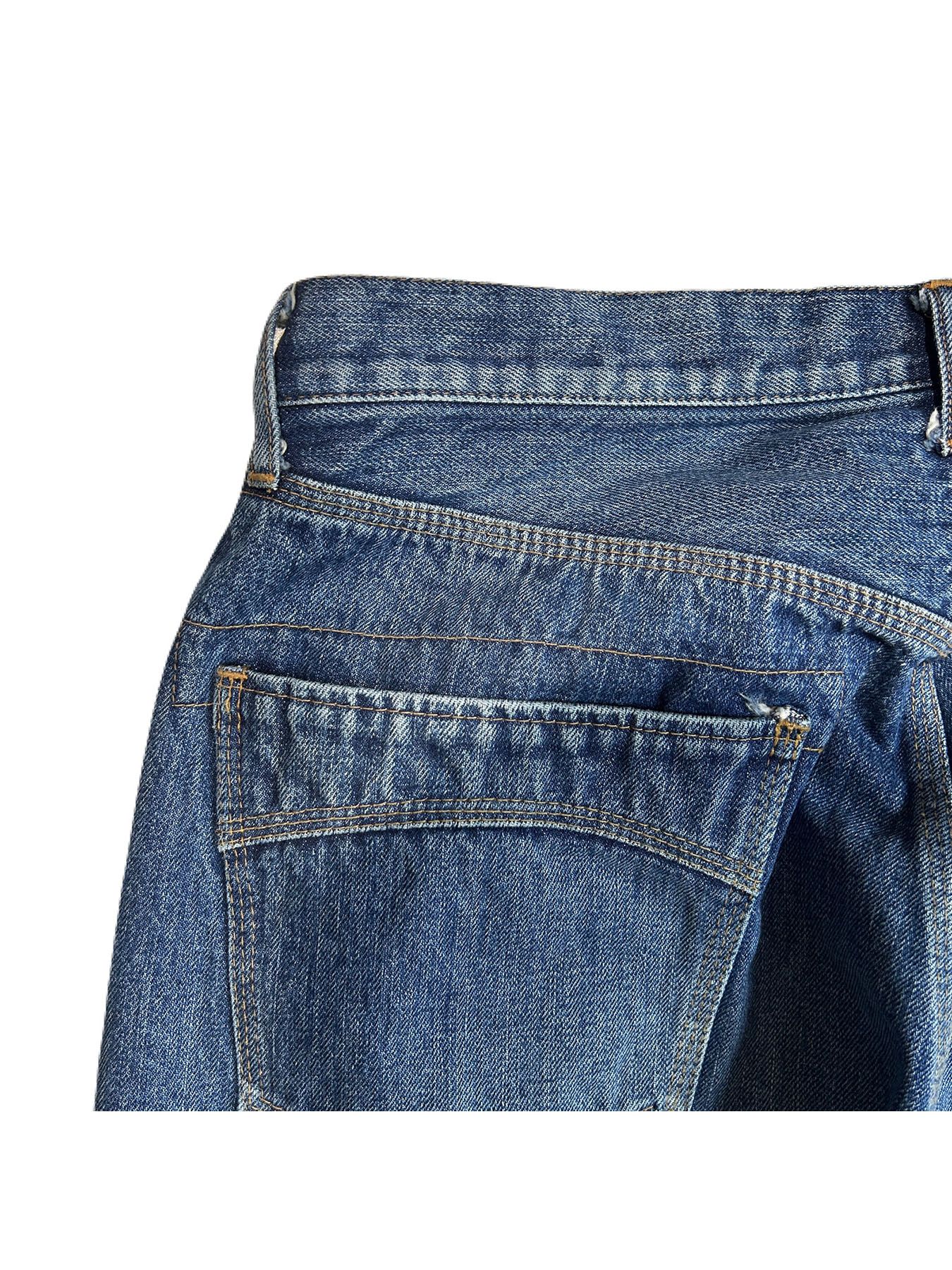 【予約品 8月10日(日) 締切 】VINTAGE DENIM PT / ヴィンテージ デニムパンツ / ブルー