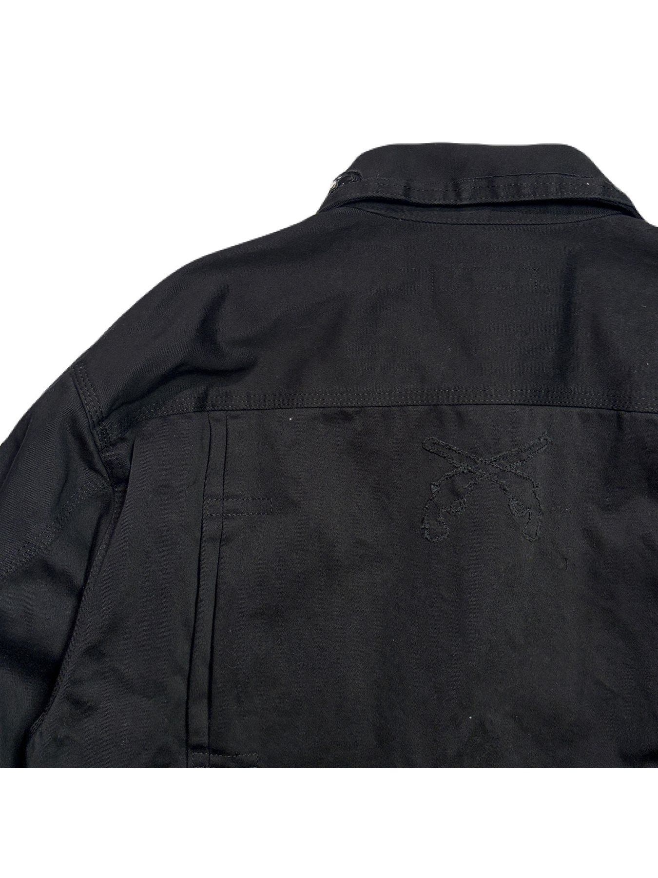 【予約品 3月9日(月) 18:00 締切】COTTON SATIN JKT / コットンサテン ジャケット / ブラック