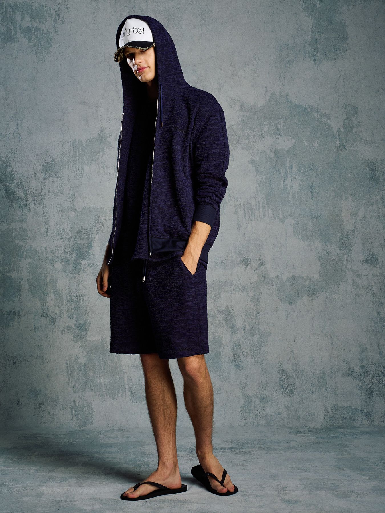 【予約品 1月25日(日) 締切】muta × wjk collection："w"uta cut-off mesh cap / "w"uta カットオフ メッシュキャップ / ブラック×ホワイト