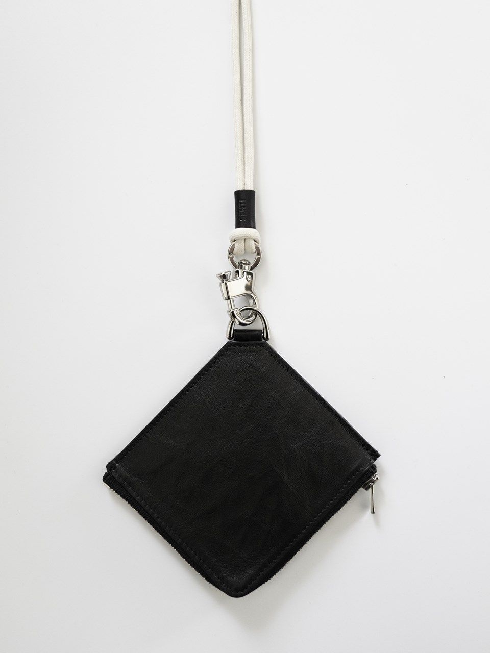 《予約品》 Dyneema® Leather RING L ZIP ウォレット  / ブラック