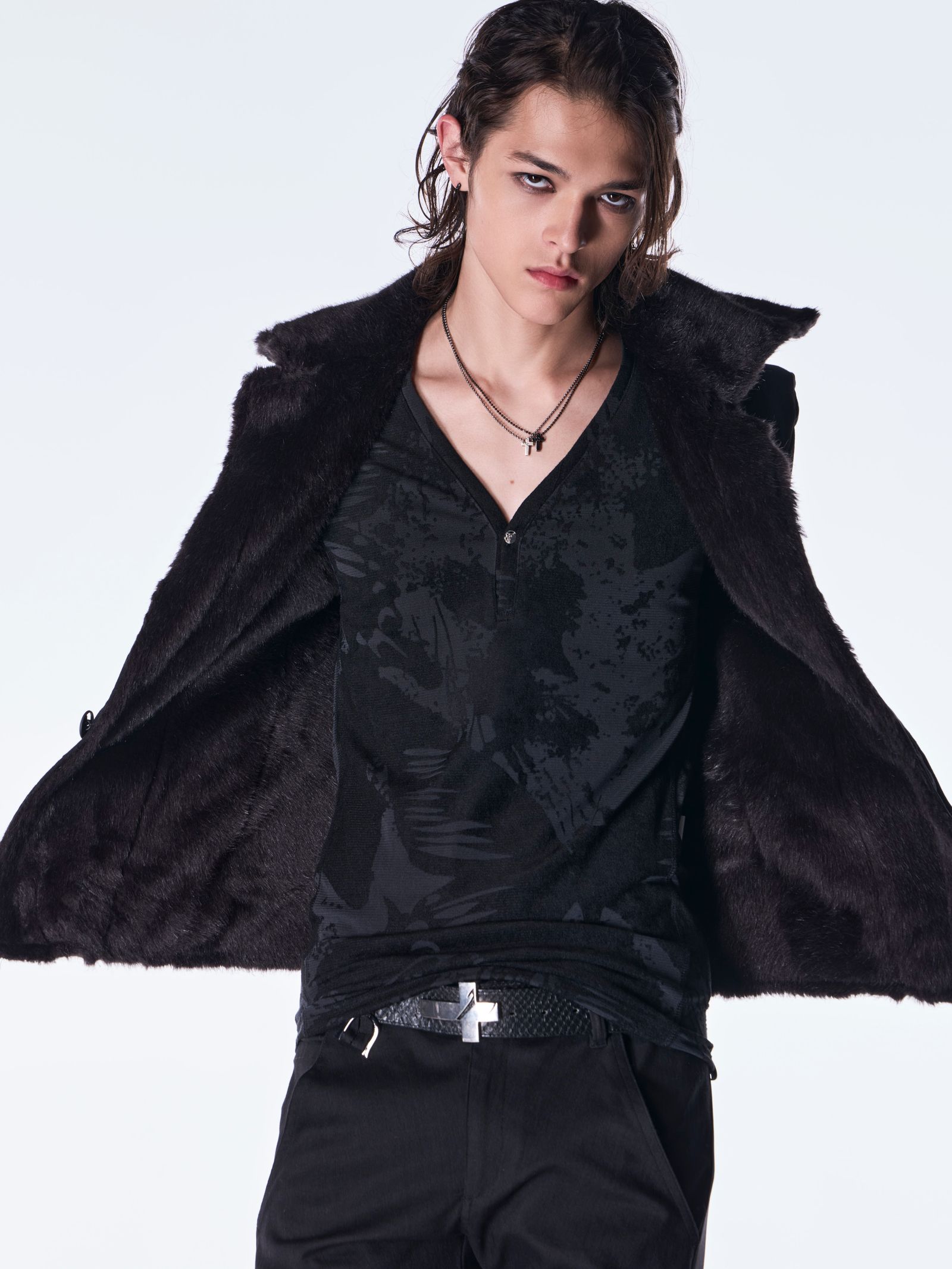 【予約品 6月29日(月) 締切】Denim Napoleon Blouson / デニム ナポレオンブルゾン / ブラック