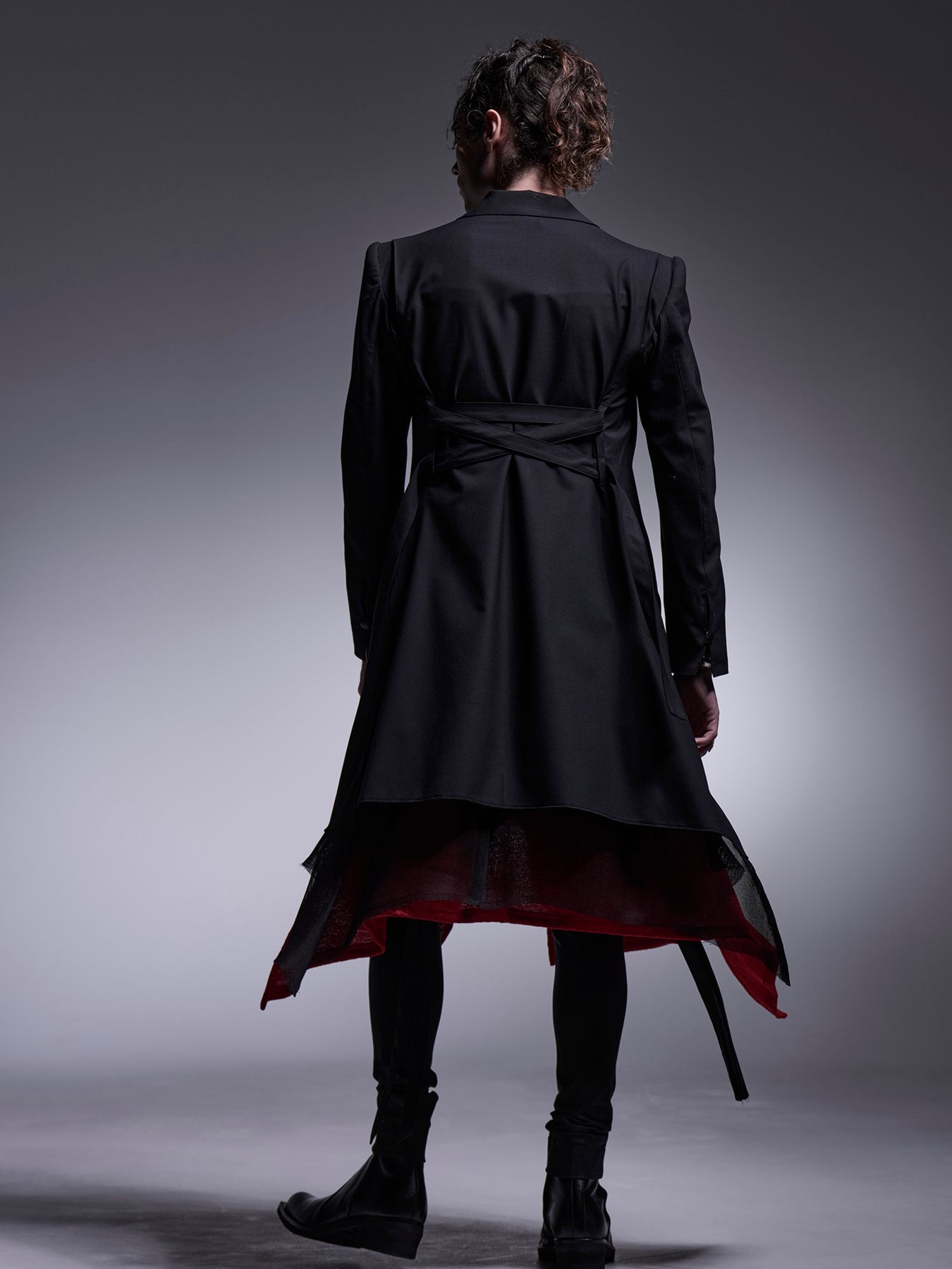 【予約品 7月13日(日) 締切】Long Flare Jacket / ロングフレアジャケット / ブラック