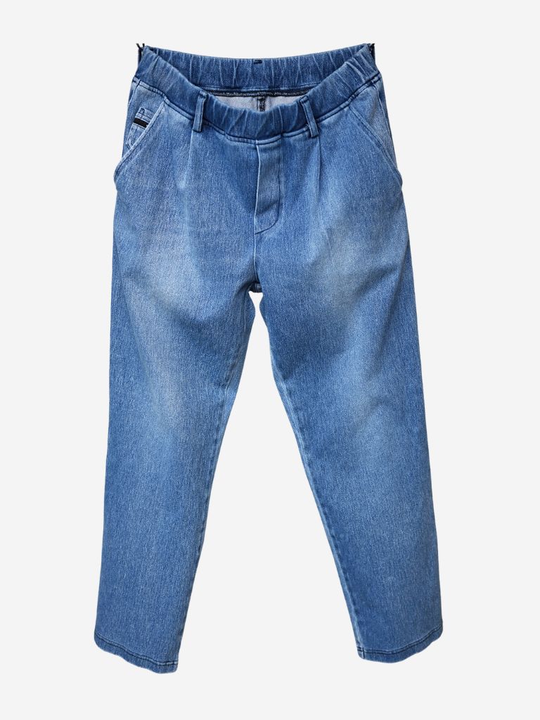 《予約11月17日19時締め》 EX denim jersey  WIDE PT / ワイドパンツ ライトインディゴLIND