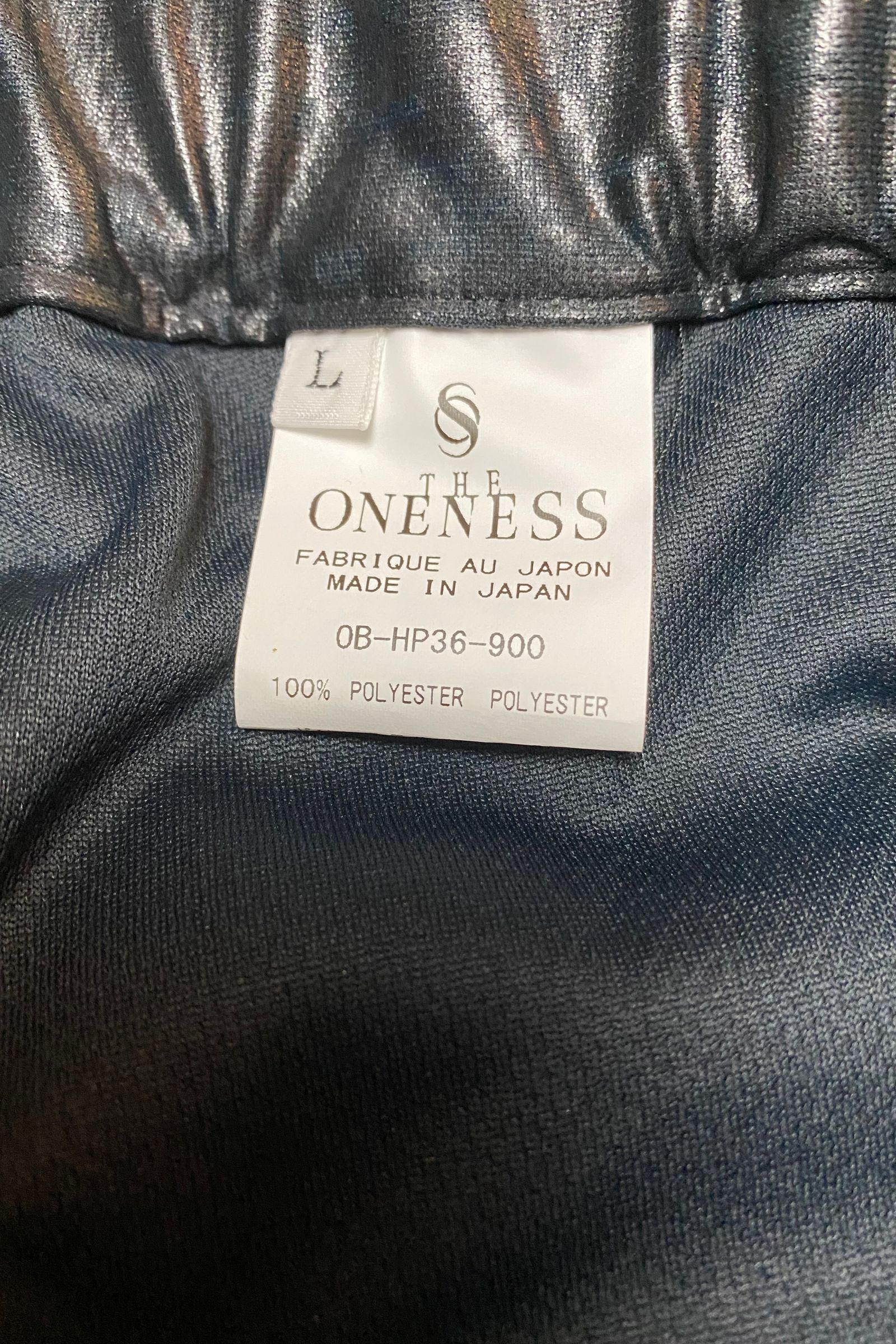 Cross Dot Wet Print Cargo Pants / ブラック 【THE ONENESS】