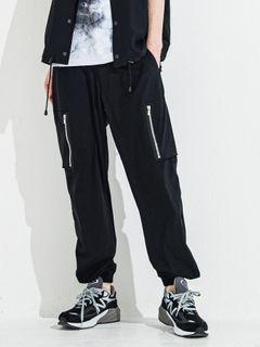 【予約品 】DAVID NYLON CARGO PANTS / デヴィッドナイロンカーゴパンツ / ブラック