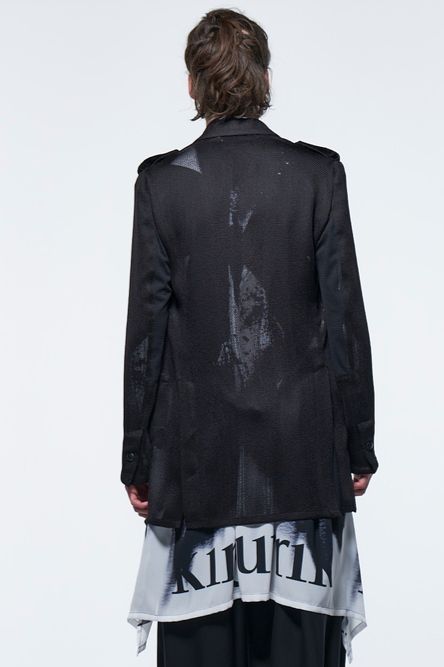 《予約品》 StoalFlareShirt / ブラック＆ホワイト 【kiryuyrik】 2023年3月以降入荷予定
